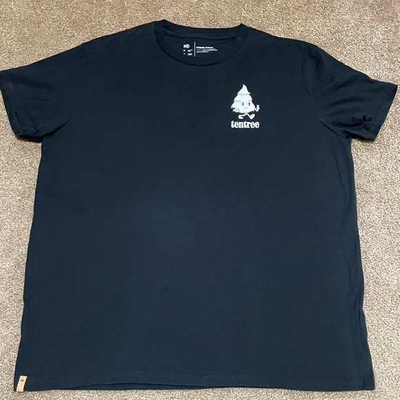 AWESOME & CUTE TENTREE 10 tree ORGANIC COTTON T-SHIRT WITH TREE GUY MASCOT MINT! - Picture 2 of 14